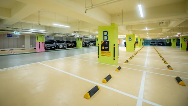 Underground Parking Lot  at Taoyuan  Wenchang Park