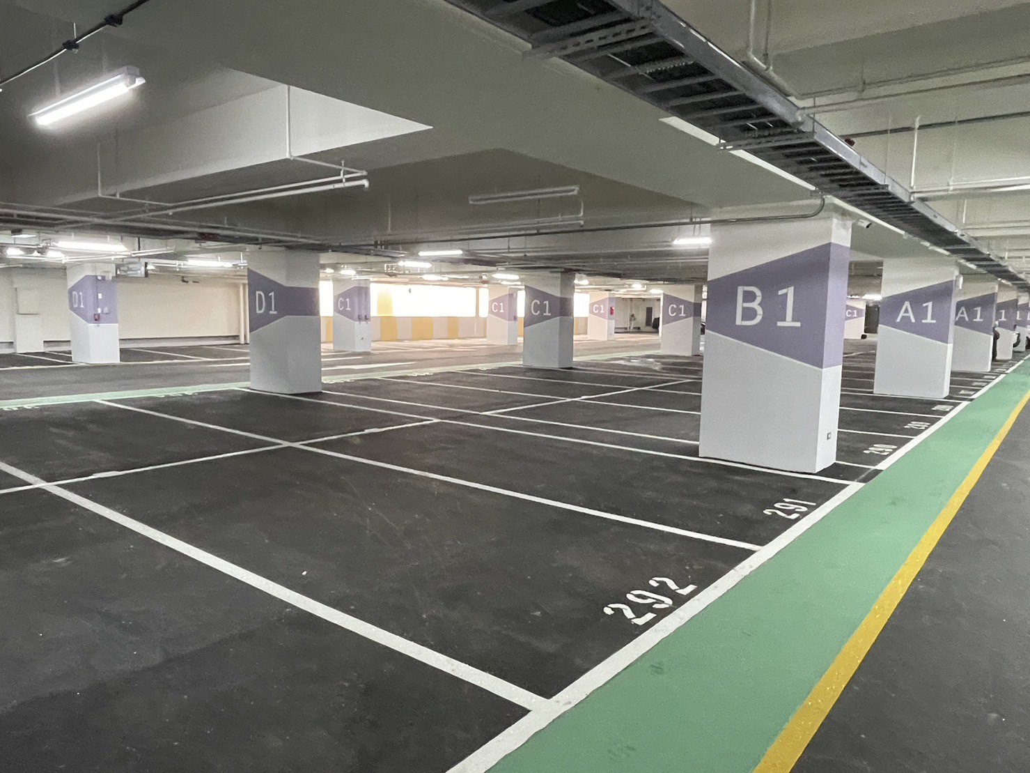 Underground Parking Lot at Banqiao Wuguang Park